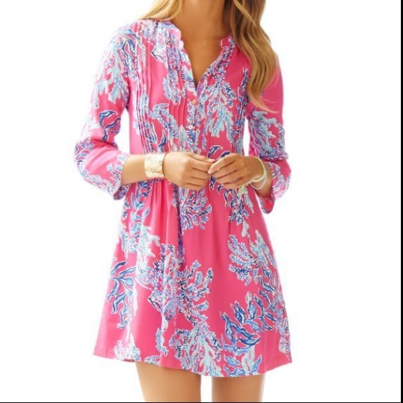 Lilly Pulitzer Dresses & Skirts - Lilly Pulitzer Capri Pink Samba Tunic Dress